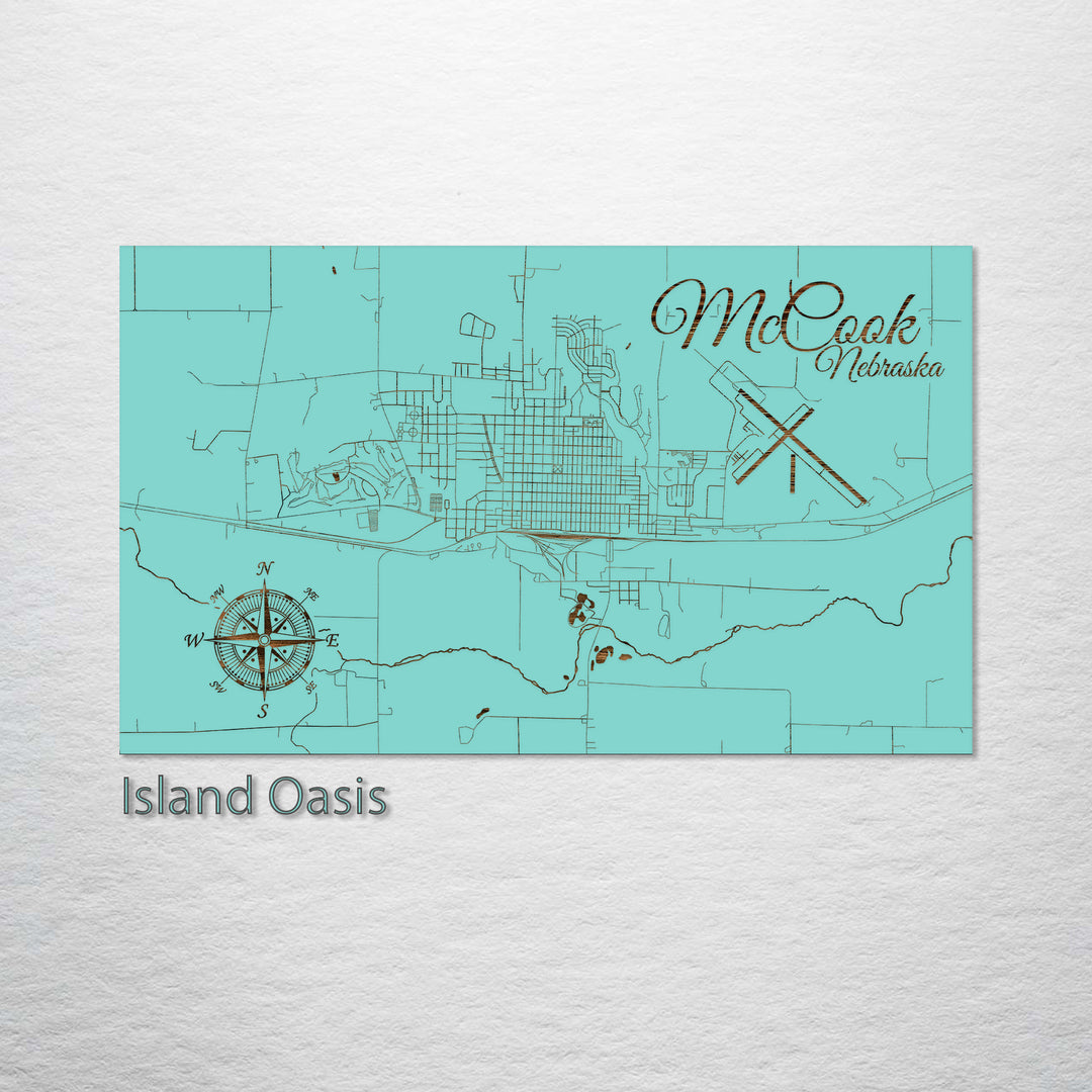 McCook, Nebraska Street Map