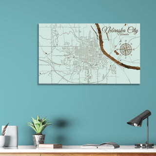 Nebraska City, Nebraska Street Map
