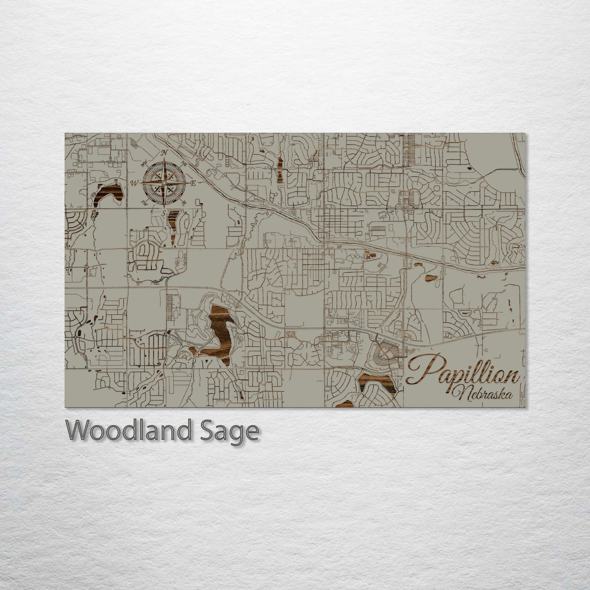 Papillion, Nebraska Street Map – Fire & Pine