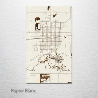 Schuyler, Nebraska Street Map