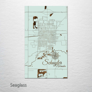 Schuyler, Nebraska Street Map