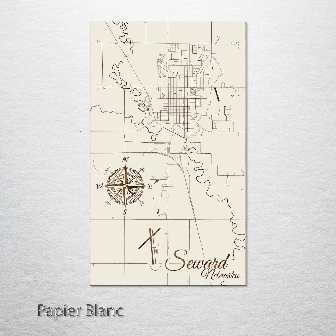 Seward, Nebraska Street Map