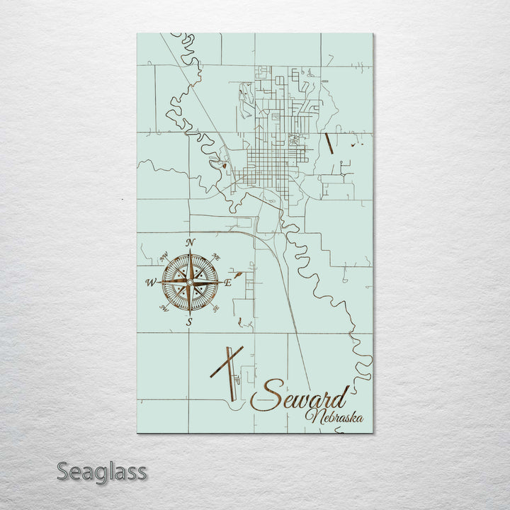 Seward, Nebraska Street Map