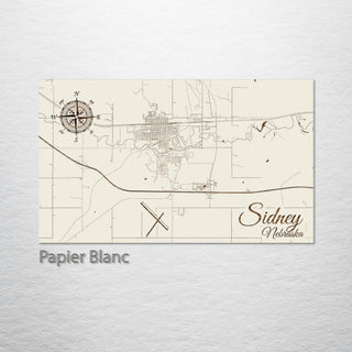 Sidney, Nebraska Street Map