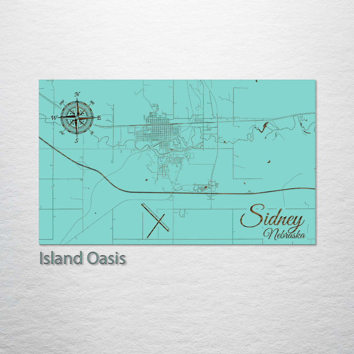 Sidney, Nebraska Street Map