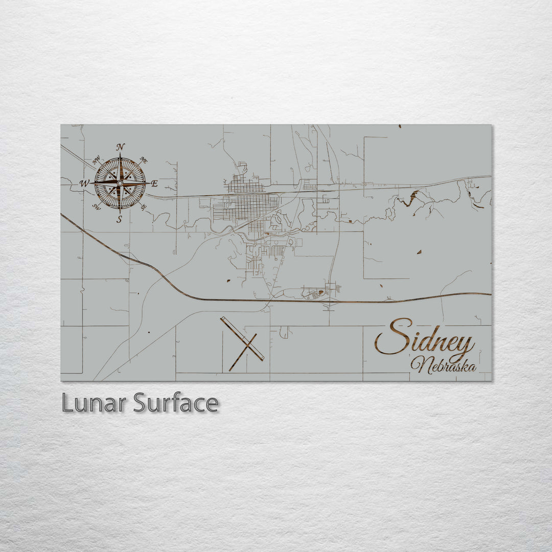 Sidney, Nebraska Street Map
