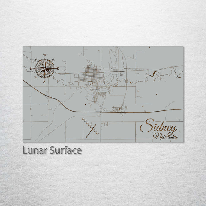 Sidney, Nebraska Street Map