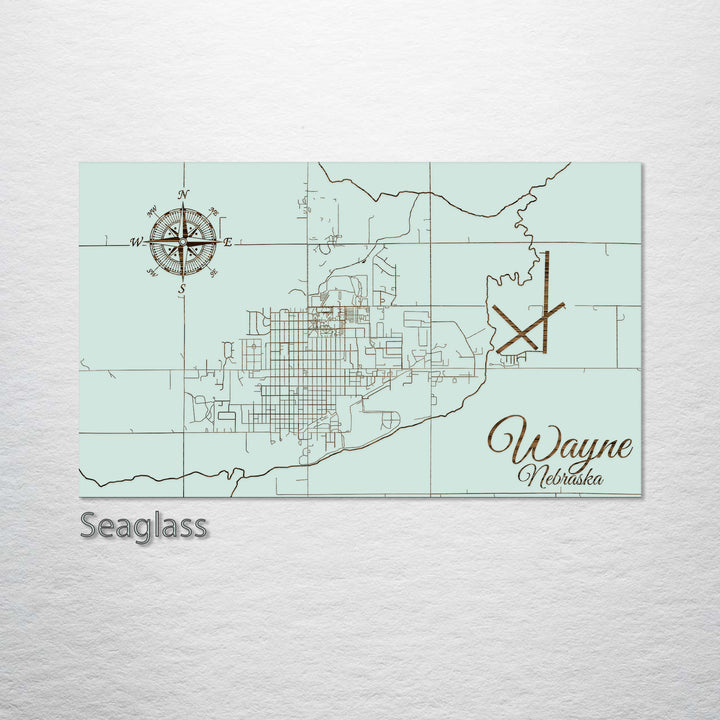 Wayne, Nebraska Street Map