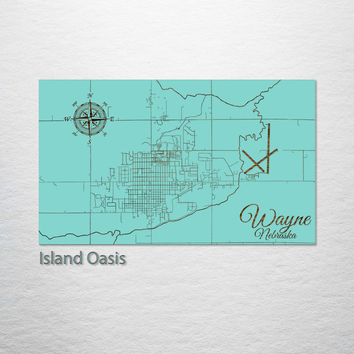 Wayne, Nebraska Street Map