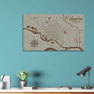 Columbus, Nebraska Street Map