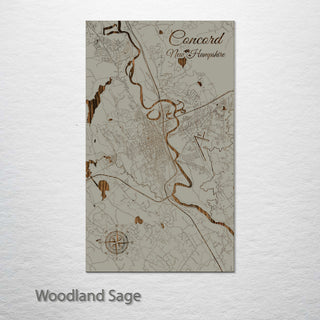 Concord, New Hampshire Street Map