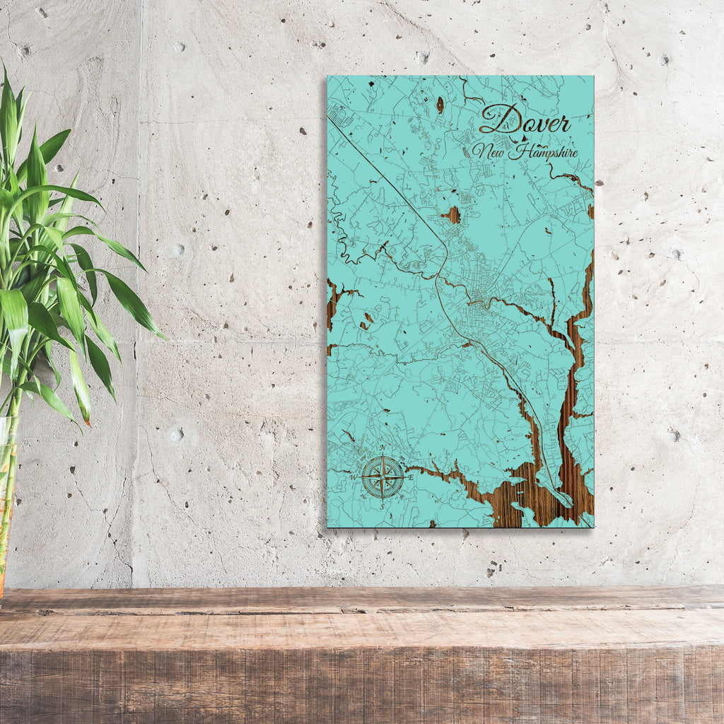 Dover, New Hampshire Street Map – Fire & Pine