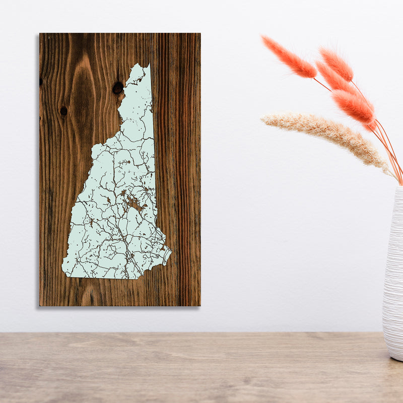 New Hampshire Isolated Map