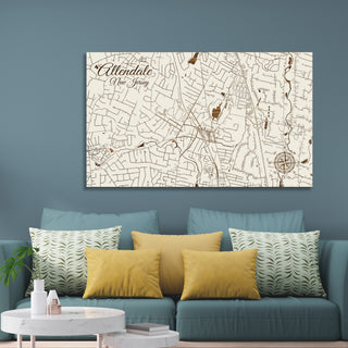 Allendale, New Jersey Street Map