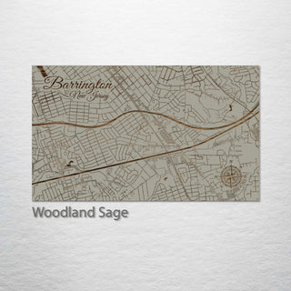 Barrington, New Jersey Street Map