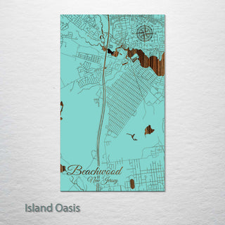 Beachwood, New Jersey Street Map