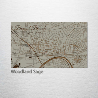 Bound Brook, New Jersey Street Map