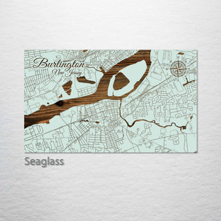 Burlington, New Jersey Street Map