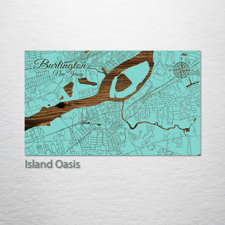 Burlington, New Jersey Street Map