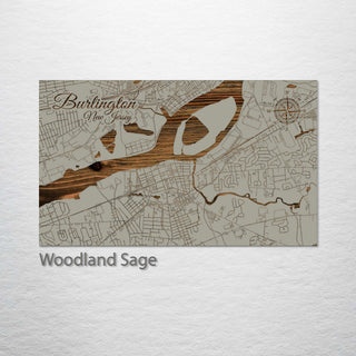 Burlington, New Jersey Street Map