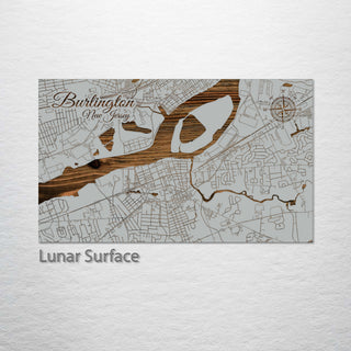 Burlington, New Jersey Street Map