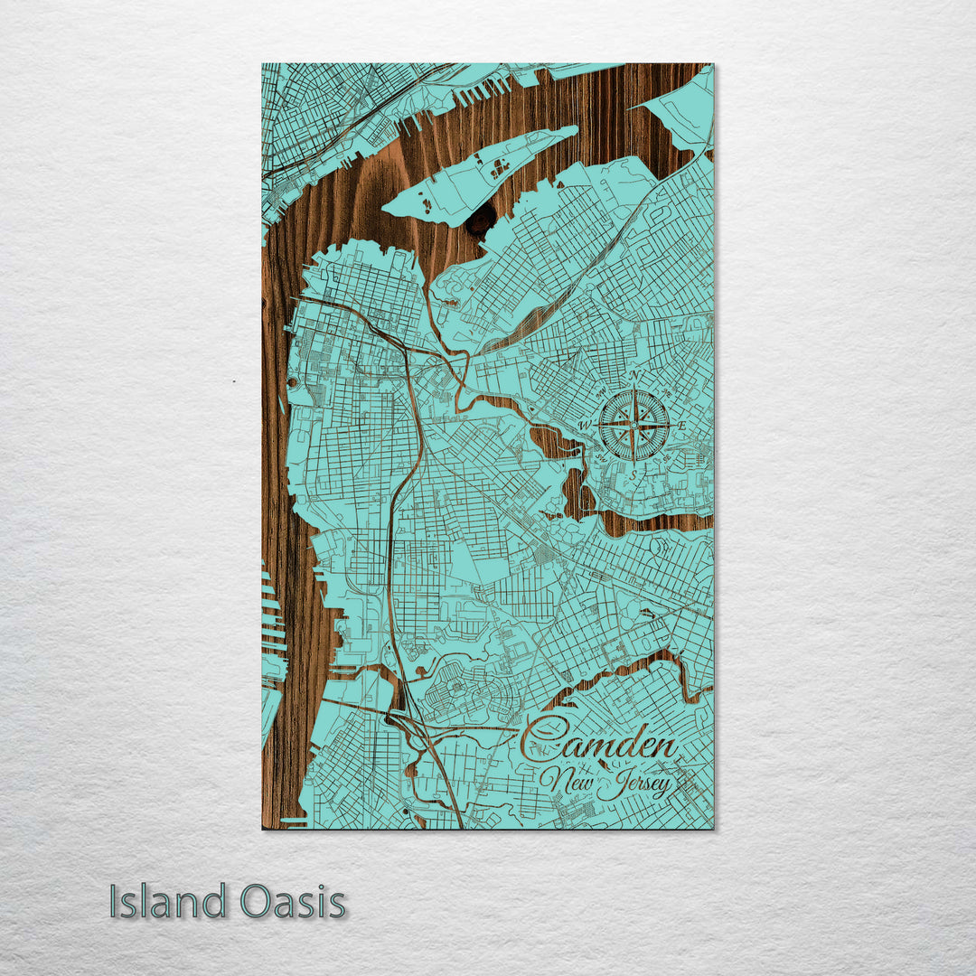 Camden, New Jersey Street Map