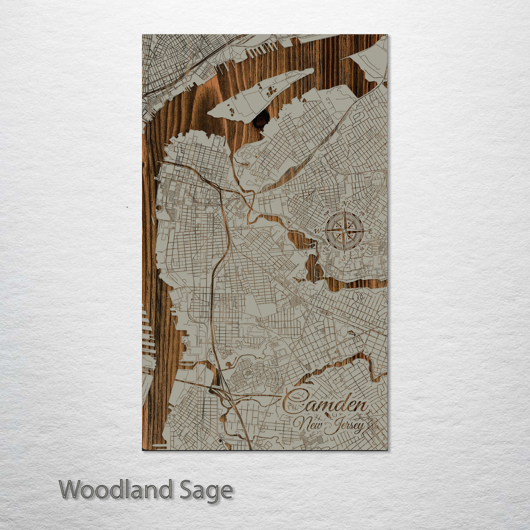 Camden, New Jersey Street Map