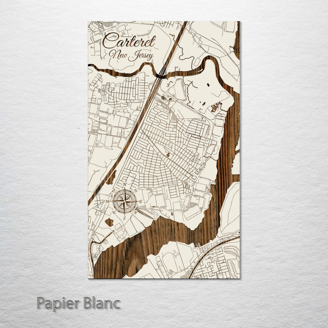 Carteret, New Jersey Street Map