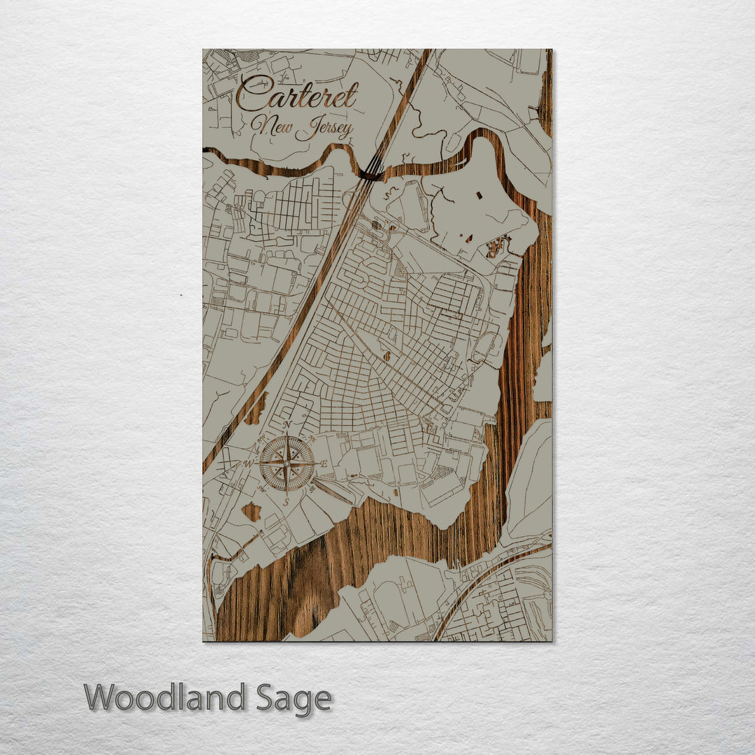 Carteret, New Jersey Street Map