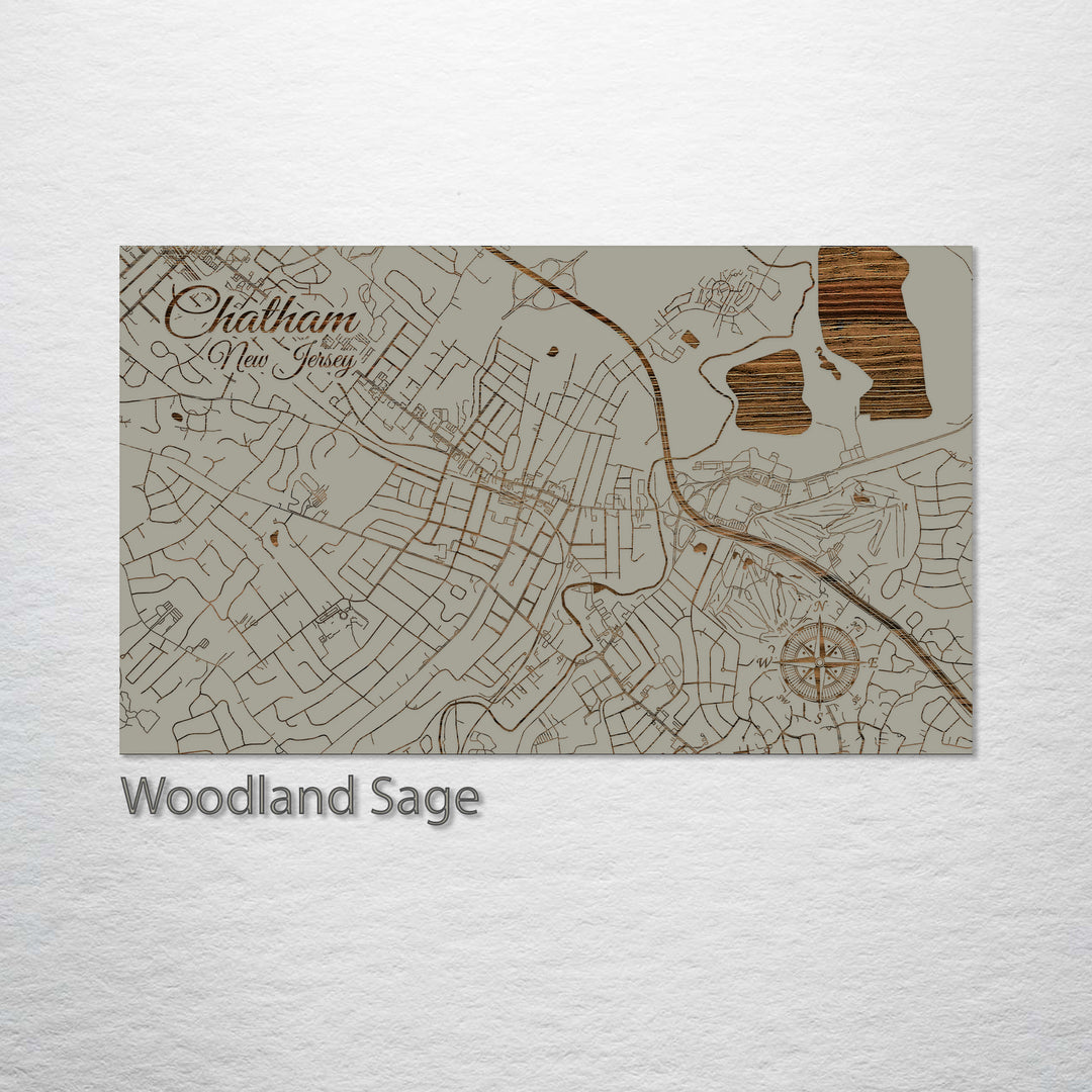 Chatham, New Jersey Street Map