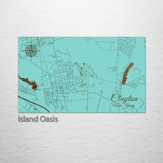 Clayton, New Jersey Street Map