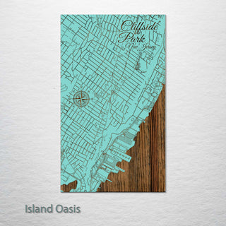 Cliffside Park, New Jersey Street Map