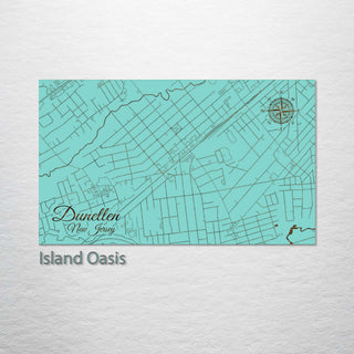 Dunellen, New Jersey Street Map