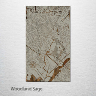 East Rutherford, New Jersey Street Map