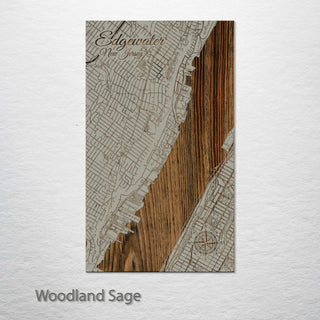 Edgewater, New Jersey Street Map