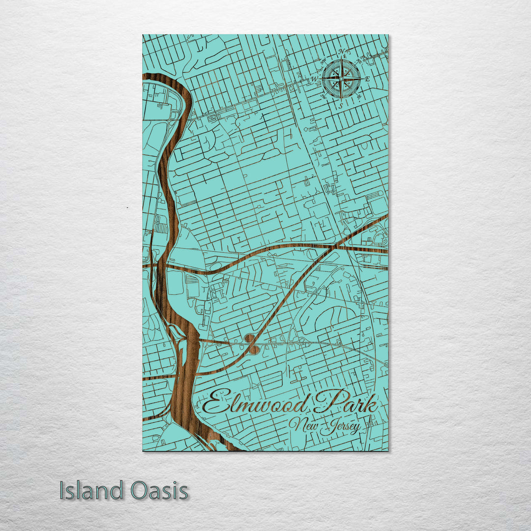 Elmwood Park, New Jersey Street Map