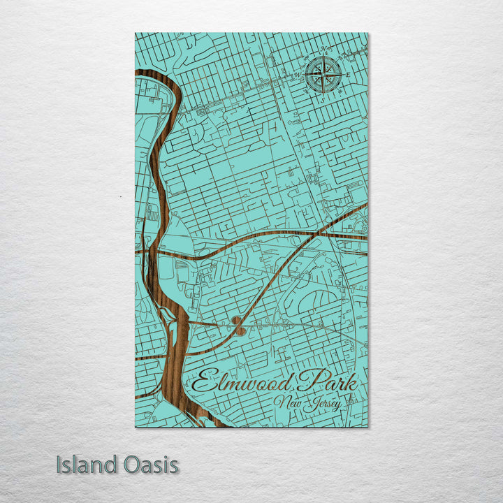 Elmwood Park, New Jersey Street Map