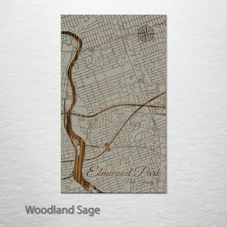Elmwood Park, New Jersey Street Map