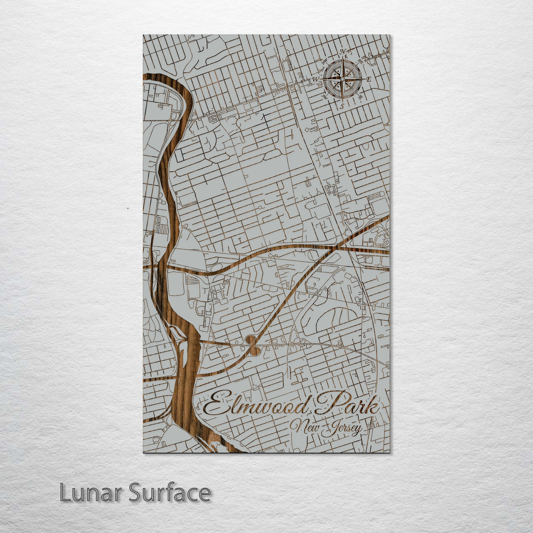 Elmwood Park, New Jersey Street Map