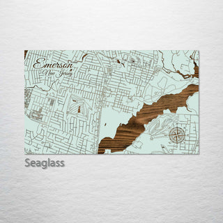 Emerson, New Jersey Street Map