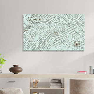 Fanwood, New Jersey Street Map