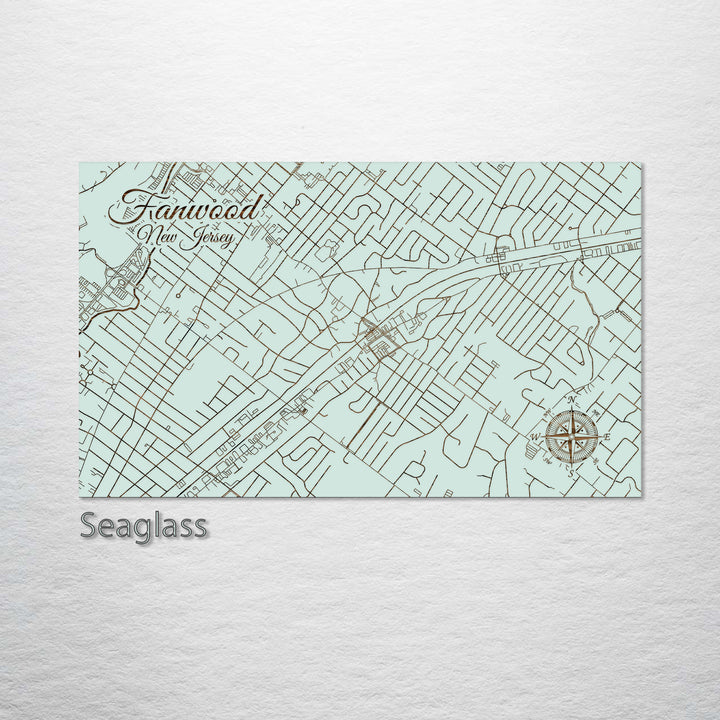 Fanwood, New Jersey Street Map