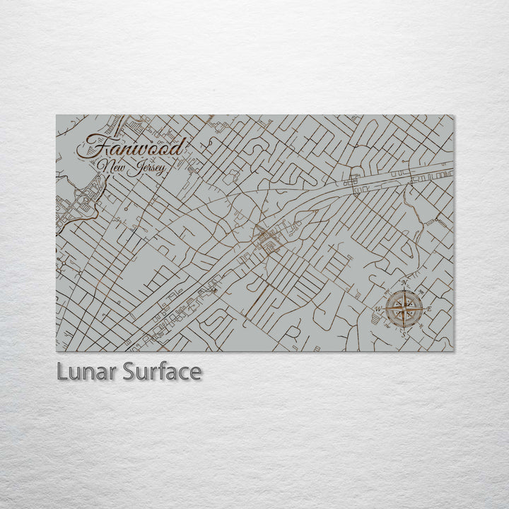 Fanwood, New Jersey Street Map