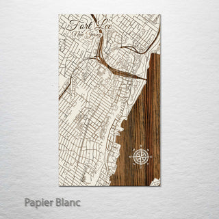 Fort Lee, New Jersey Street Map