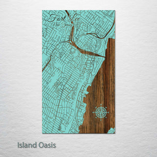 Fort Lee, New Jersey Street Map