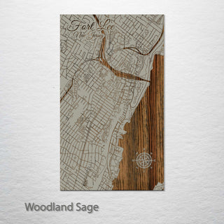 Fort Lee, New Jersey Street Map