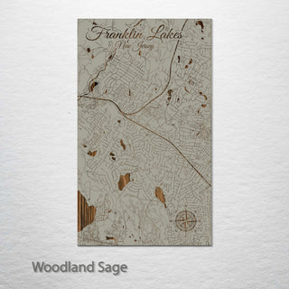Franklin Lakes, New Jersey Street Map
