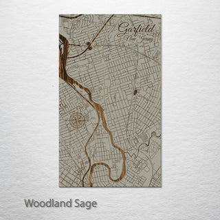 Garfield, New Jersey Street Map