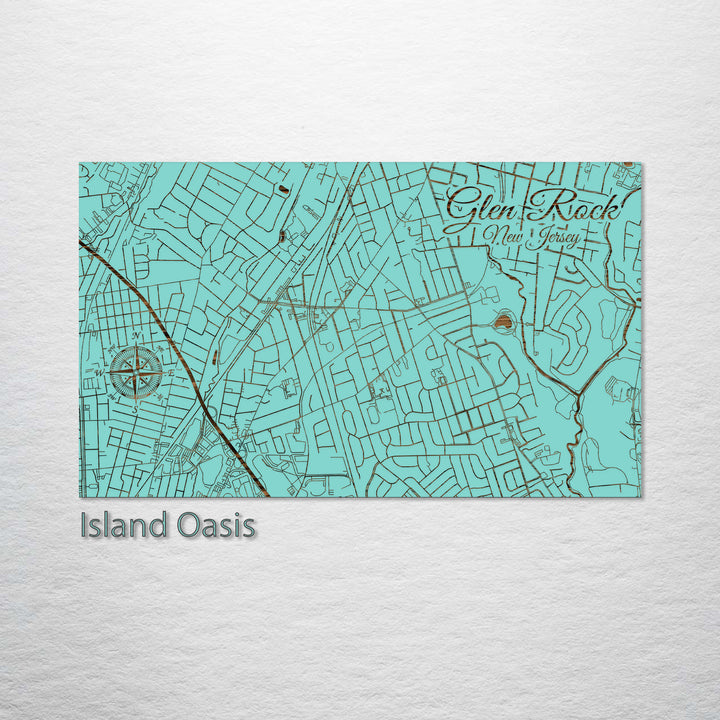 Glen Rock, New Jersey Street Map