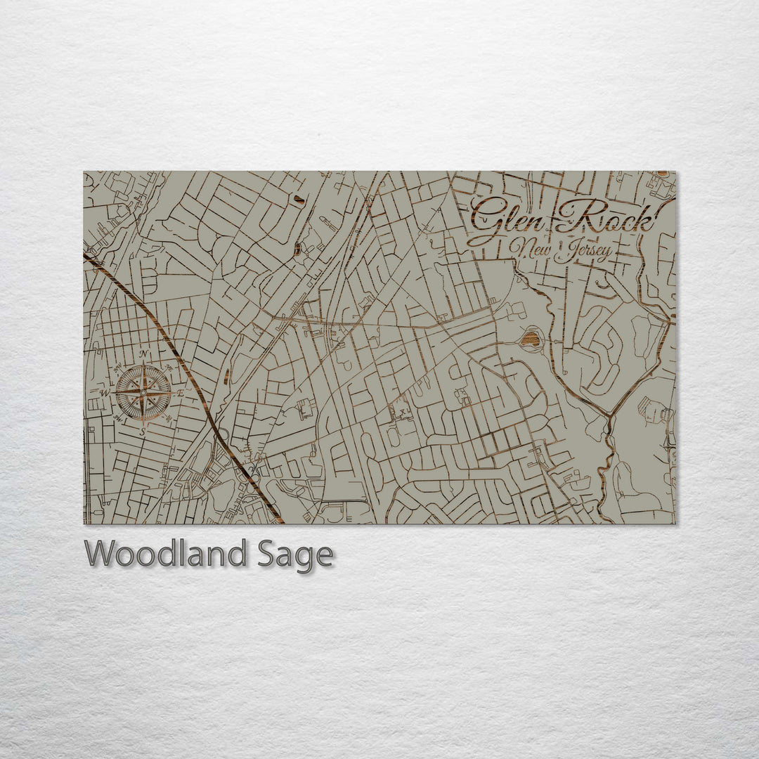 Glen Rock, New Jersey Street Map